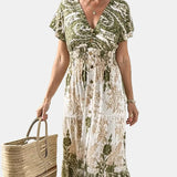 Julia | Vestido midi floral suelto y ligero
