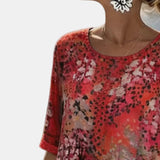 Paula | Vestido midi floral suelto y ligero