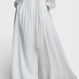 Amaia™ | Vestido maxi de algodón y lino