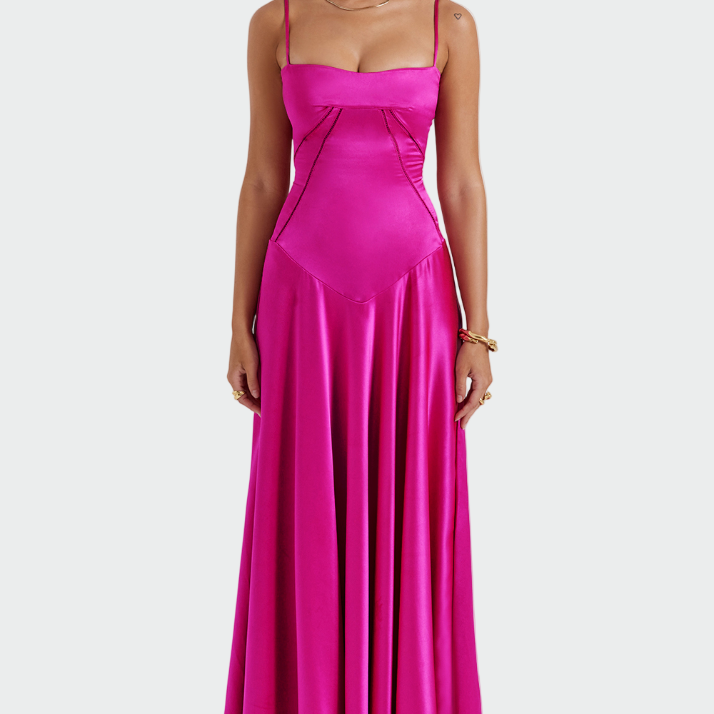 Vítězslava – Vestido de Satén para Mujer