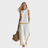 Teresa - Conjunto Elegante de Ropa de Lino