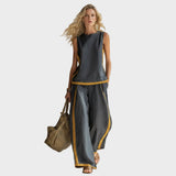 Teresa - Conjunto Elegante de Ropa de Lino
