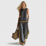 Teresa - Conjunto Elegante de Ropa de Lino