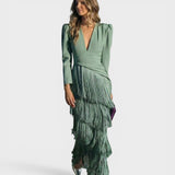 Beatriz™ | Vestido con flecos elegante y de noche