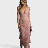 Beatriz™ | Vestido con flecos elegante y de noche