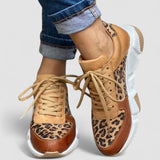 Cris | Zapatos Cómodos con Estampado de Leopardo