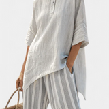 Clarisse | Conjunto Daisy Elegante Asimétrico Blusa Patognost