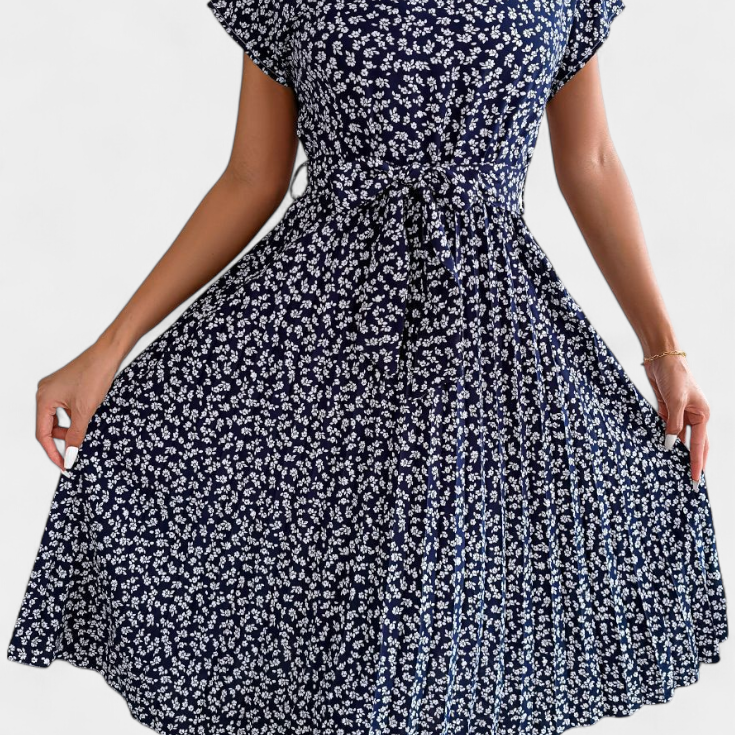 Vestido Midi Floral Galilea con Inspiración Campestre