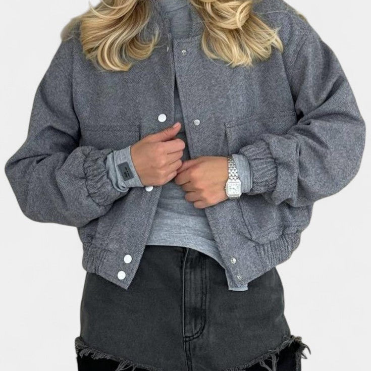 Lulu Chaqueta Casual Minimalista