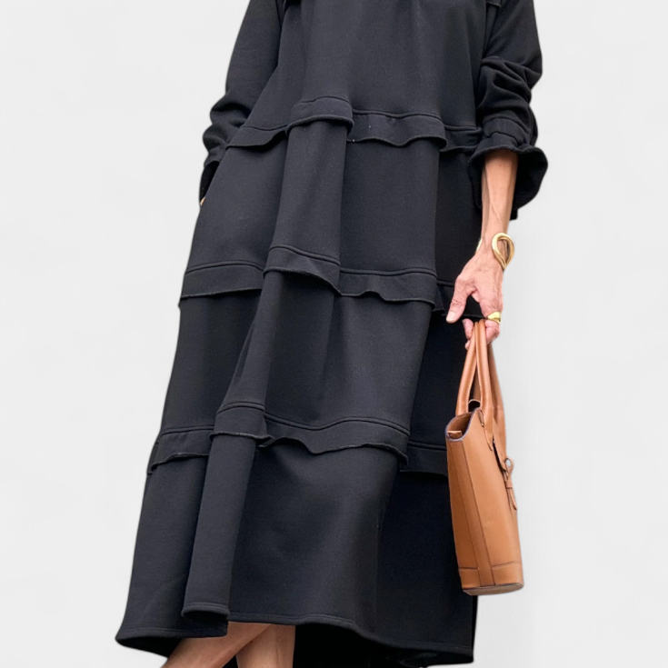 Vestido Sudadera Rizado Jada Casual-Chic