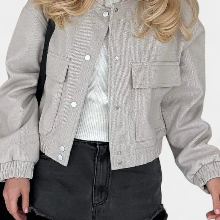 Lulu Chaqueta Casual Minimalista