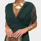 Herminia™ | Vestido elegante con escote en V