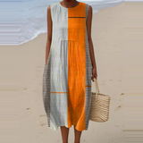Glenda | Vestido Midi Sin Mangas