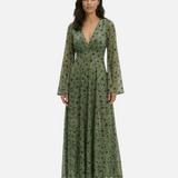 Vestido de verano largo clásico de playa para mujeres