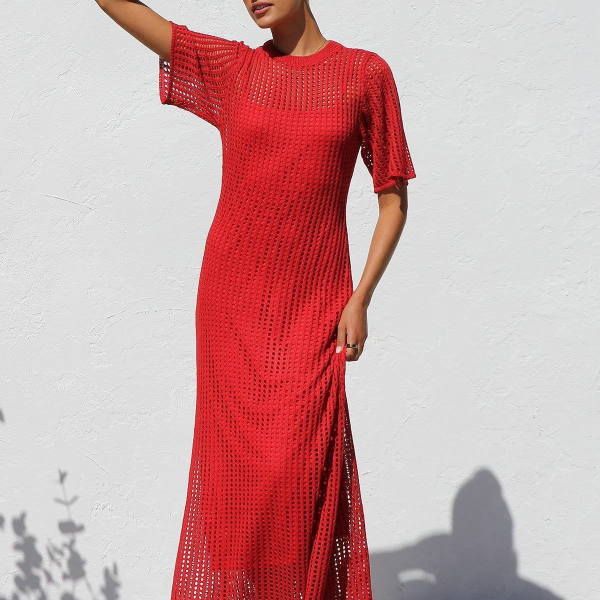 Ana™ | Vestido maxi de crochet elegante