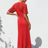 Ana™ | Vestido maxi de crochet elegante