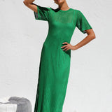 Ana™ | Vestido maxi de crochet elegante