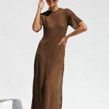 Ana™ | Vestido maxi de crochet elegante
