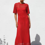 Ana™ | Vestido maxi de crochet elegante