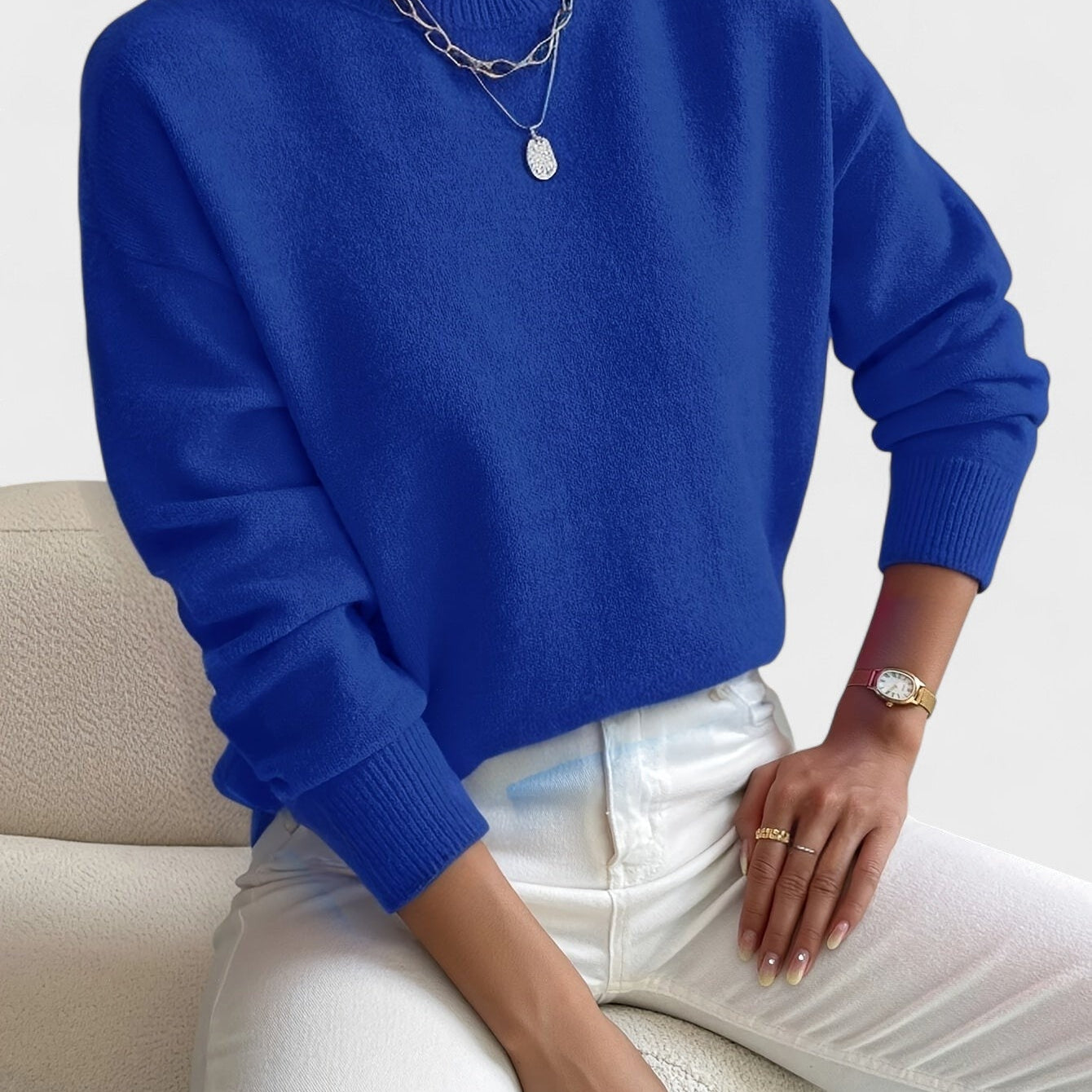 Petra™ | Jersey elegante de cuello alto