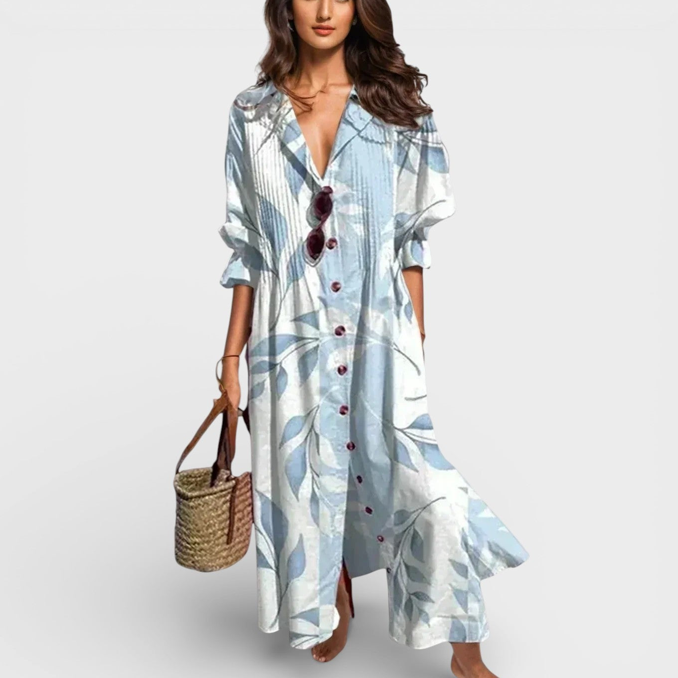 Lidia™ | Vestido maxi boho fluido