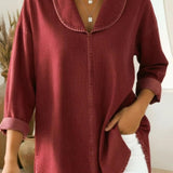 Maja - Camiseta de algodón vaquera eterna
