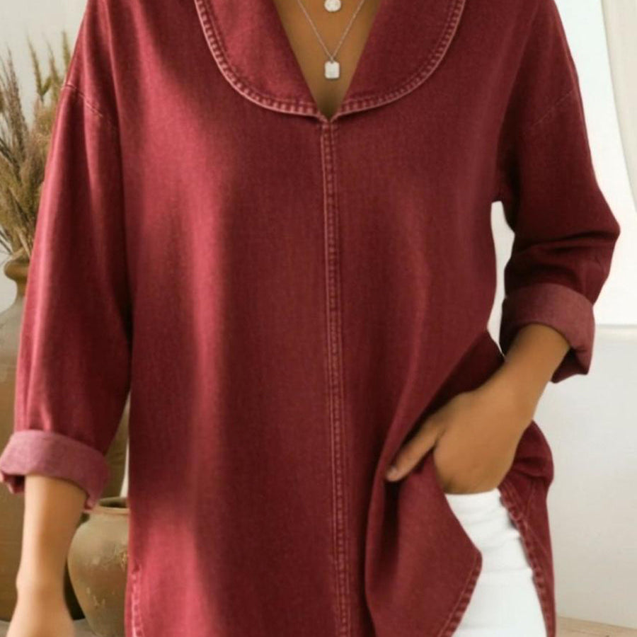 Maja - Camiseta de algodón vaquera eterna