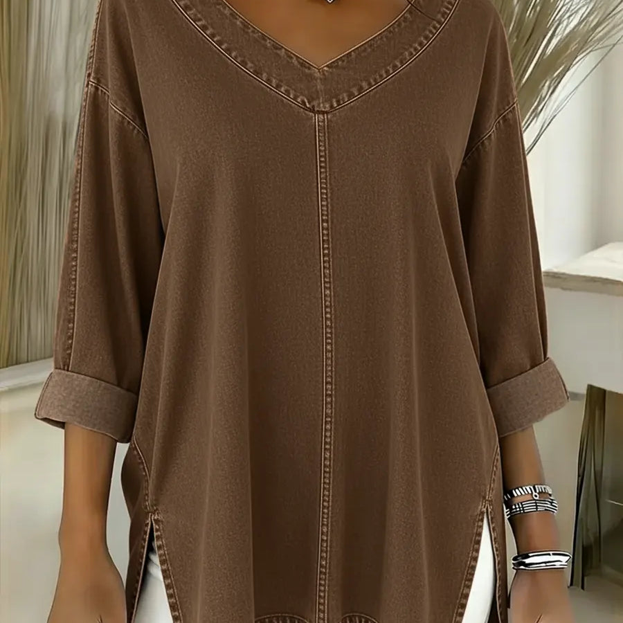 Maja - Camiseta de algodón vaquera eterna