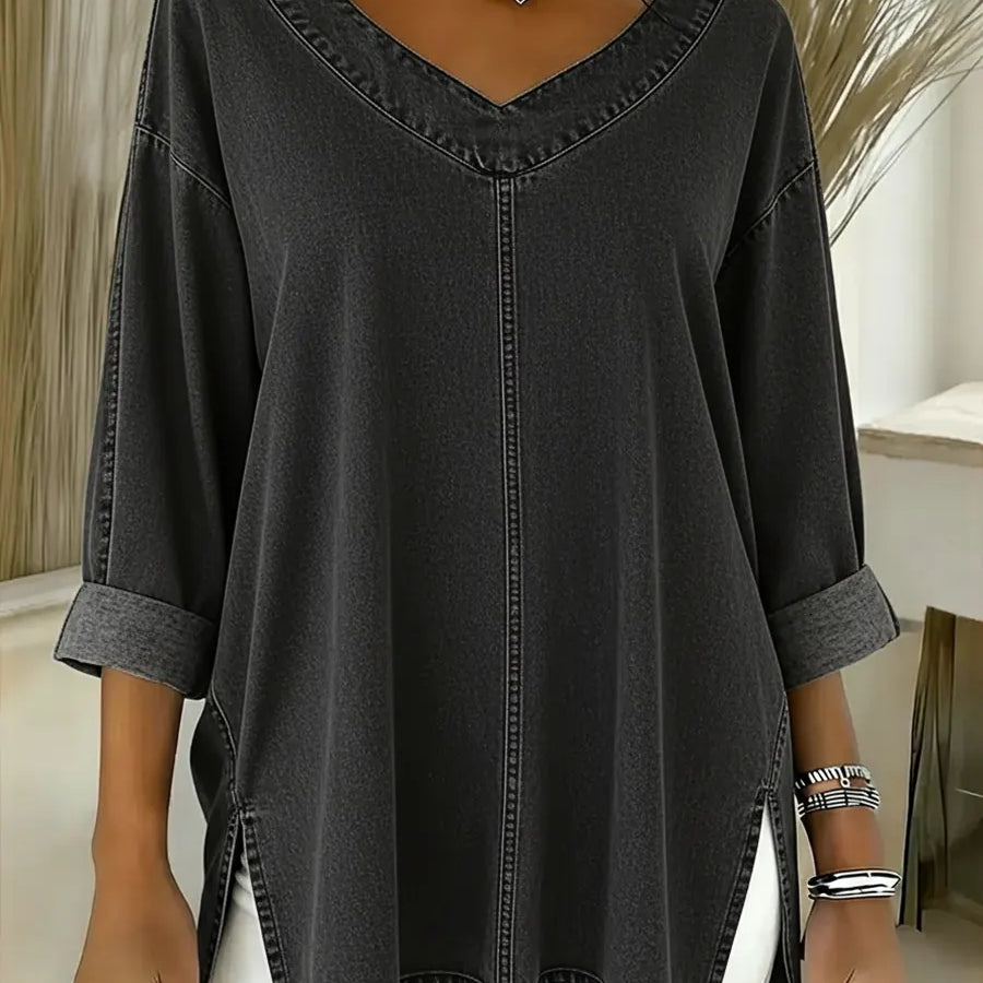 Maja - Camiseta de algodón vaquera eterna
