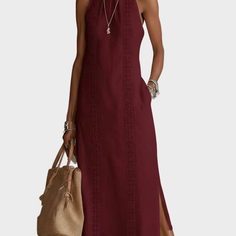 Jimena - vestido midi de lino