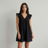 Elena Vestido Mini Bordado Inglés