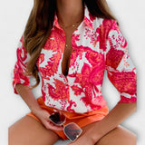 Romina | Blusa clásica con cuello