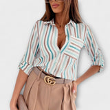 Romina | Blusa clásica con cuello